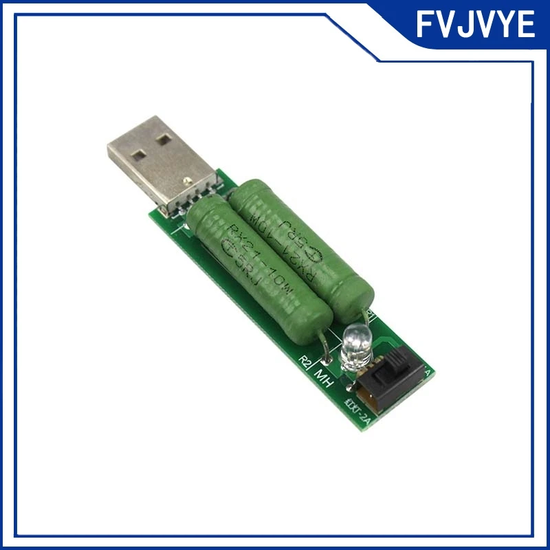 USB Charger Capacity Tester Power Meter Voltage Current Text Voltmeter with Load Resistance for Charging Tester .A2