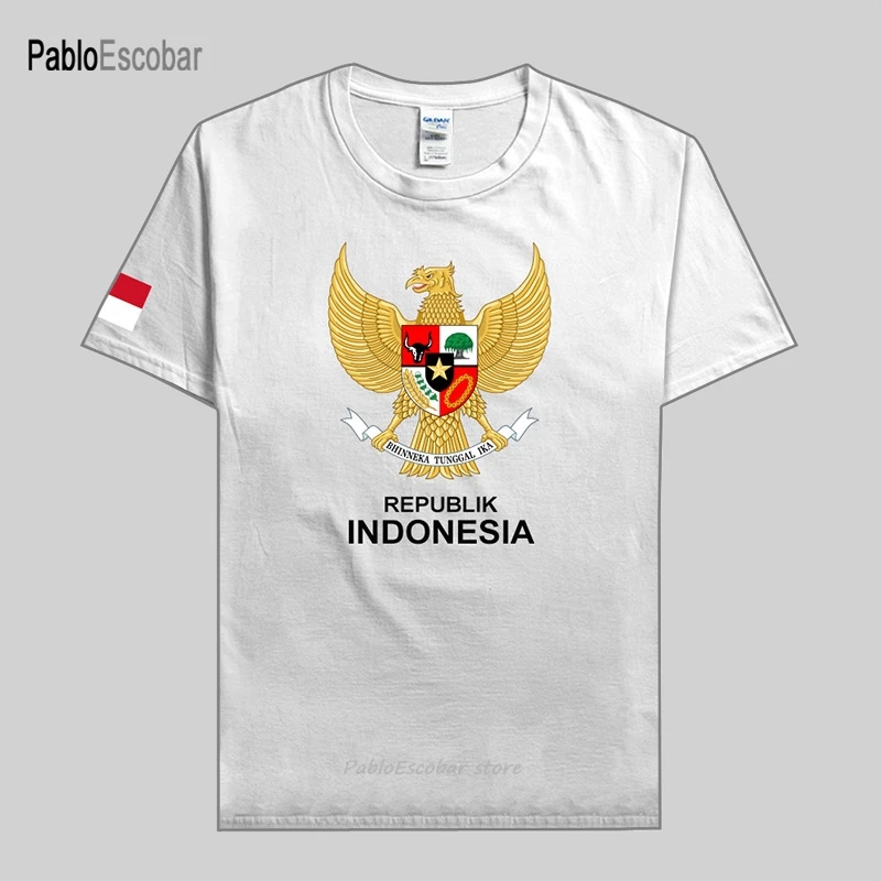 Indonesia Indonesian IDN t shirt man jerseys new t-shirt cotton nation team tshirt cotton fans fitness gyms casual