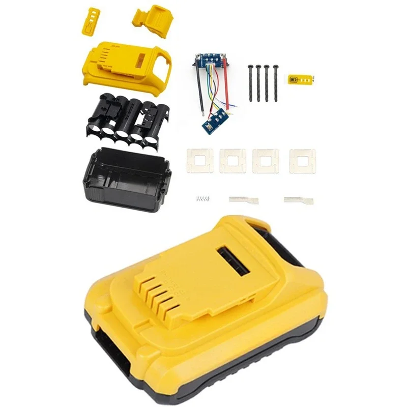 

For DeWalt Tool Accessories Li-Ion Battery Plastic Case For XR 18V 20V DCB183 DCB203 DCB204 DCB200 Shell Housing Case Parts