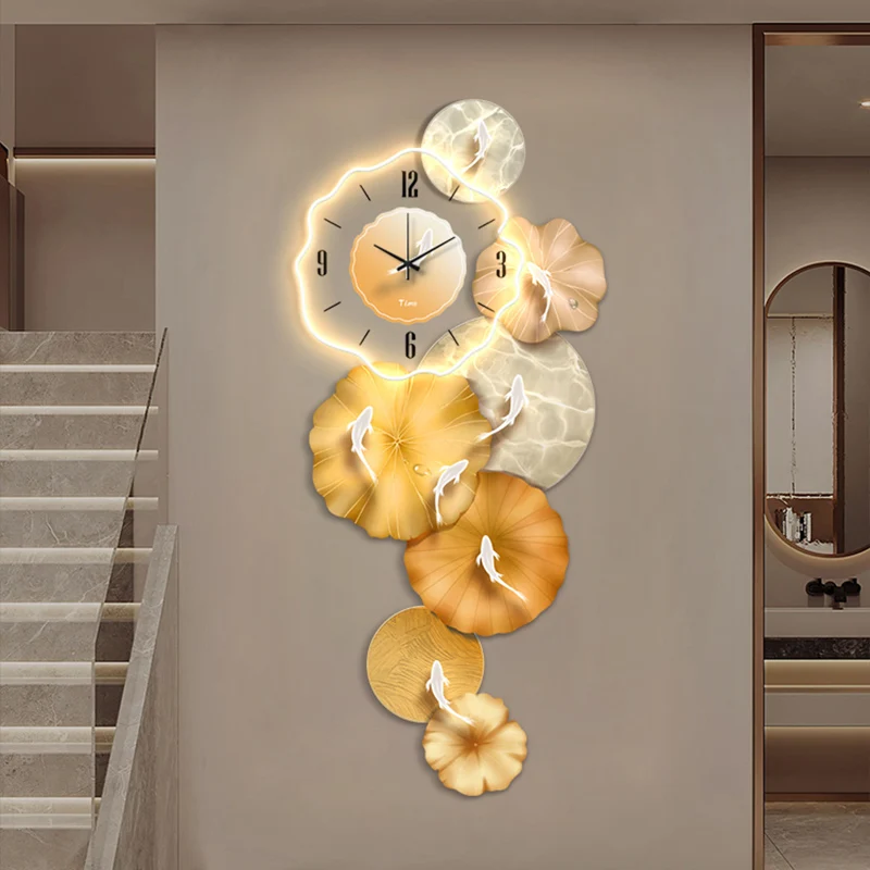 Relojes De Pared Led grandes, Mural artístico De lujo, Reloj De Pared nórdico minimalista Digital, Reloj De Pared moderno Simple, decoraciones para habitación