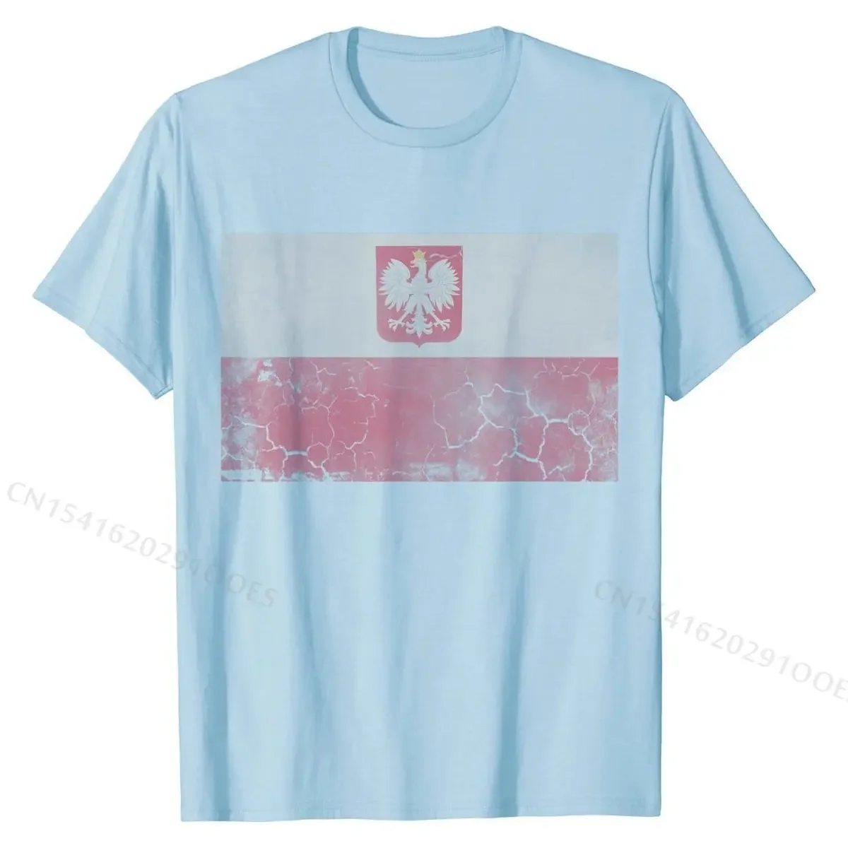 Poland Flag T-Shirt Polish Polska Family Cotton Adult T Shirt Design Tops T Shirt Fashion Customized