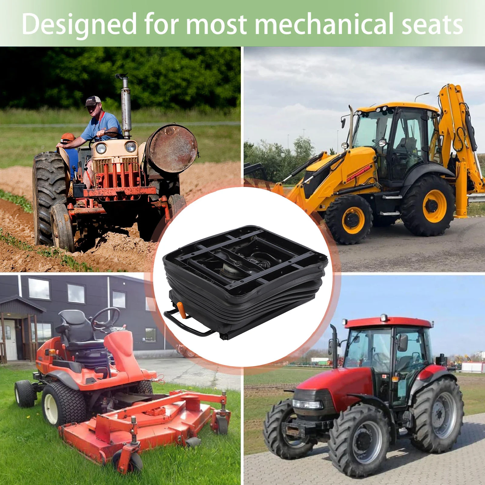 

Амортизирующая основа сиденья, прочная, сверхмощная, индивидуальное позиционирование, улучшающая комфорт, подвесная основа сиденья для автофургонов, грузовиков, тракторов