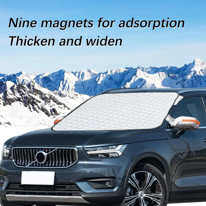 

Magnetic Car Windshield Snow Cover Winter Ice-Frost Guard Sun Shade Protector For Volvo XC40 2020-2024 Exterior Accessories