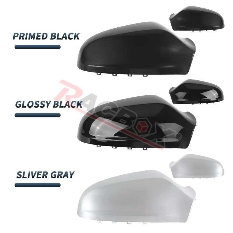 Black/Sliver Side Wing Rearview Mirror Cover Cap for Vauxhall Opel Astra H MK5 2004-2009 for Saturn/Holden Astra Lower Holder