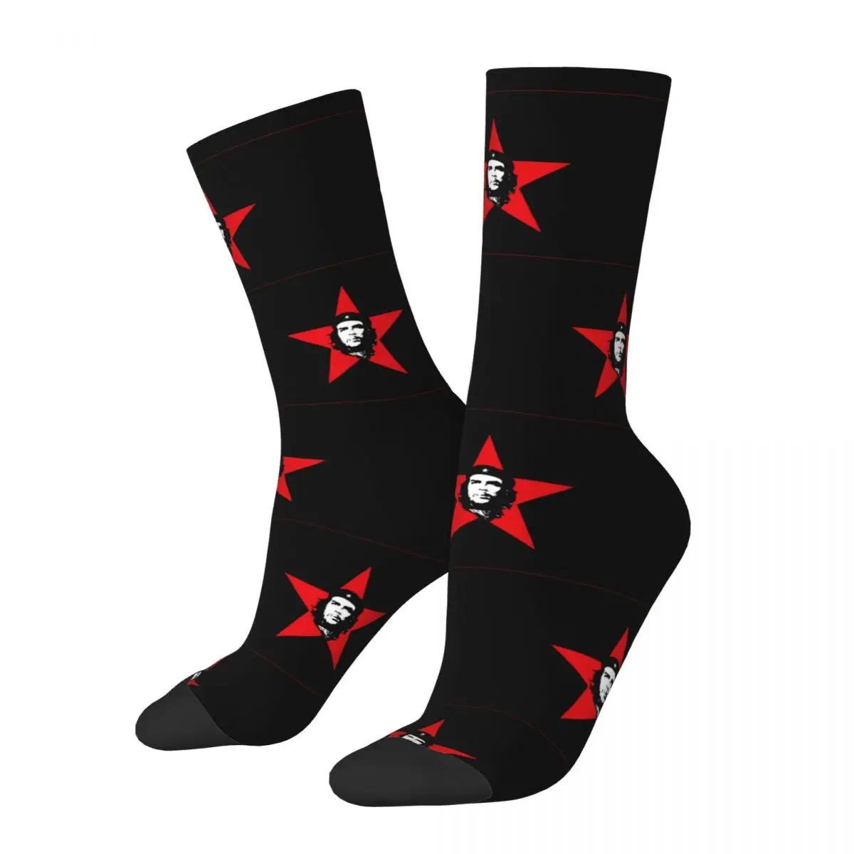 New Male Men Socks Harajuku Che Guevara Sock Polyester Revolution Cuba Cuban Freedom Sport Socks Spring Summer Autumn Winter