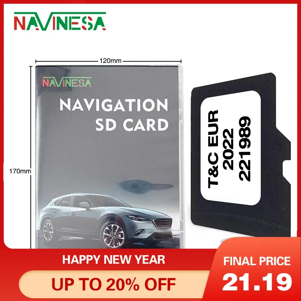 for Opel CORSA D 2011 Car GPS Navigation TF Card Sat Nav Touch&Connect Navi System Update Map EU Turkey 2022