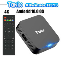 Tanix TX1 Android TV Box Allwinner H313 Quad Core 2.4G Wifi Power by DC 5V 2A