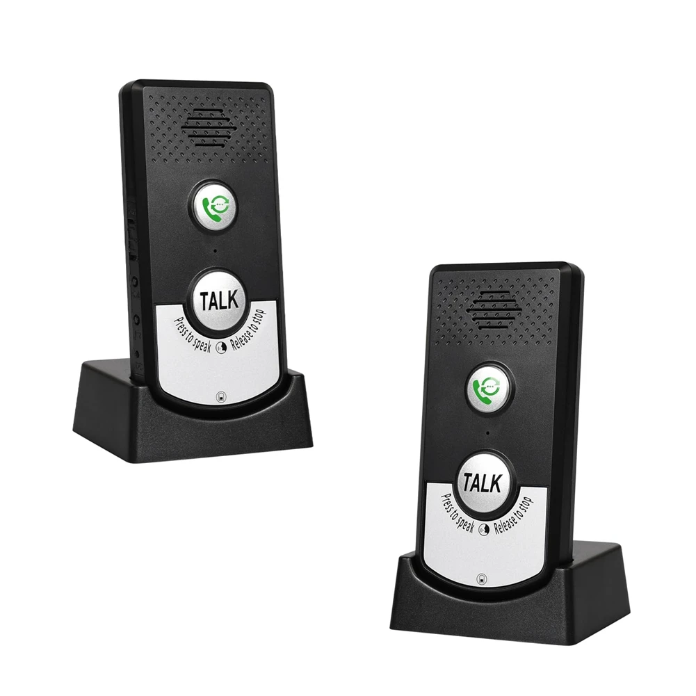 ABKN-Wireless Intercom Voice Monitor Reminder Smart Two-Way Intercom Suitable For Home  Hotel