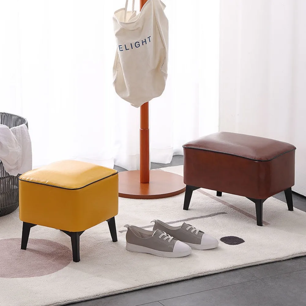 

Minimalist Luxury Foot Stool Bedroom Design Hotel Unique Foot Stool Nordic Individual Taburetes Decorativos Indoor Furniture