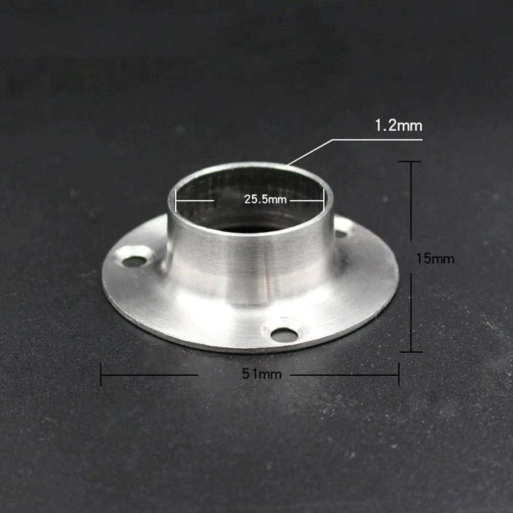 

Store RAIL BRACKETS Closet Rod Holder Cupboard Wardrobe 2 Pcs 25mm Cabinet Furniture Pole Wardrobe Replacement