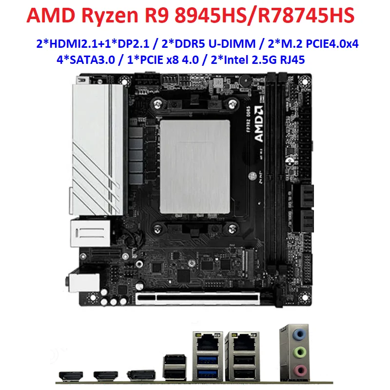 Placa Base Topton N17 Mini PC AMD Ryzen