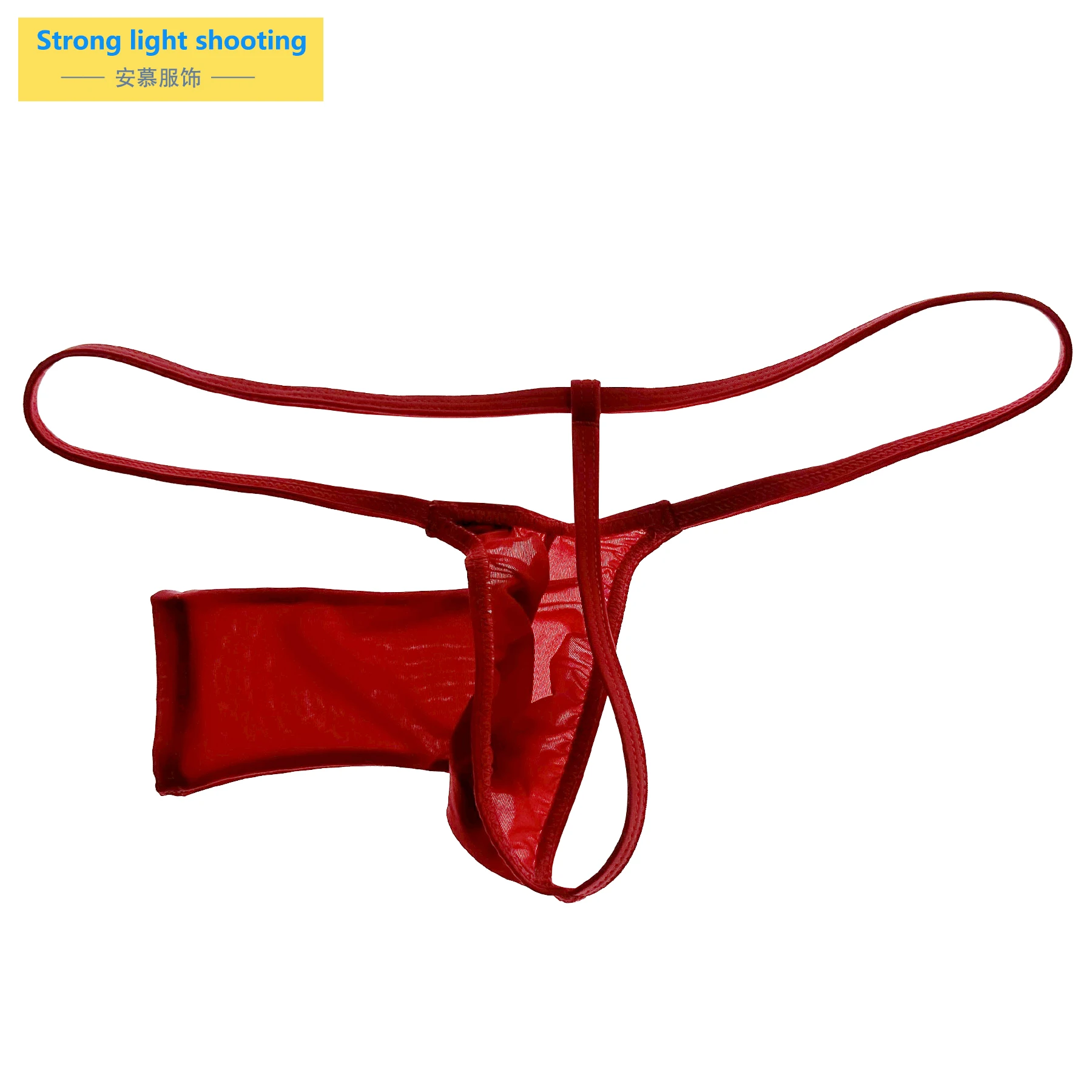 Open penis set men\'s thongs and g-string cool silk mens underwear low waist sex with naked