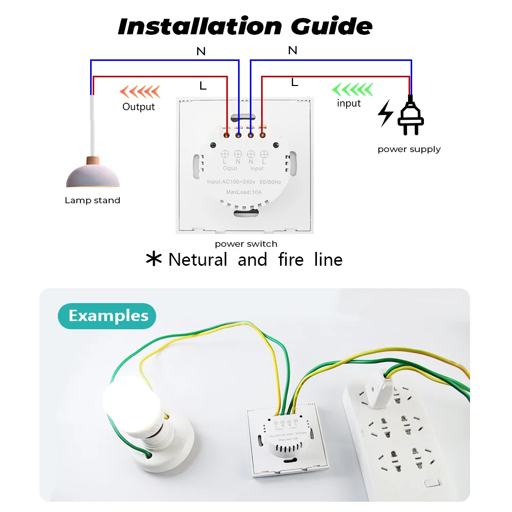 Infrare Wall Smart Light Switch IR Sensor No Need Touch 220V 110V EU Glass Screen Panel Switch Electrical Power On Off Lamp