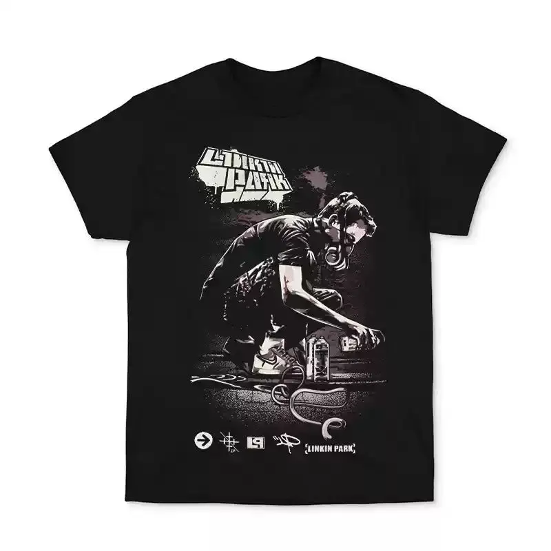 2024 Popular New Linkin Park Rock Band Europe and The United States Short-sleeved T-shirt Clothes for Men and Women Around