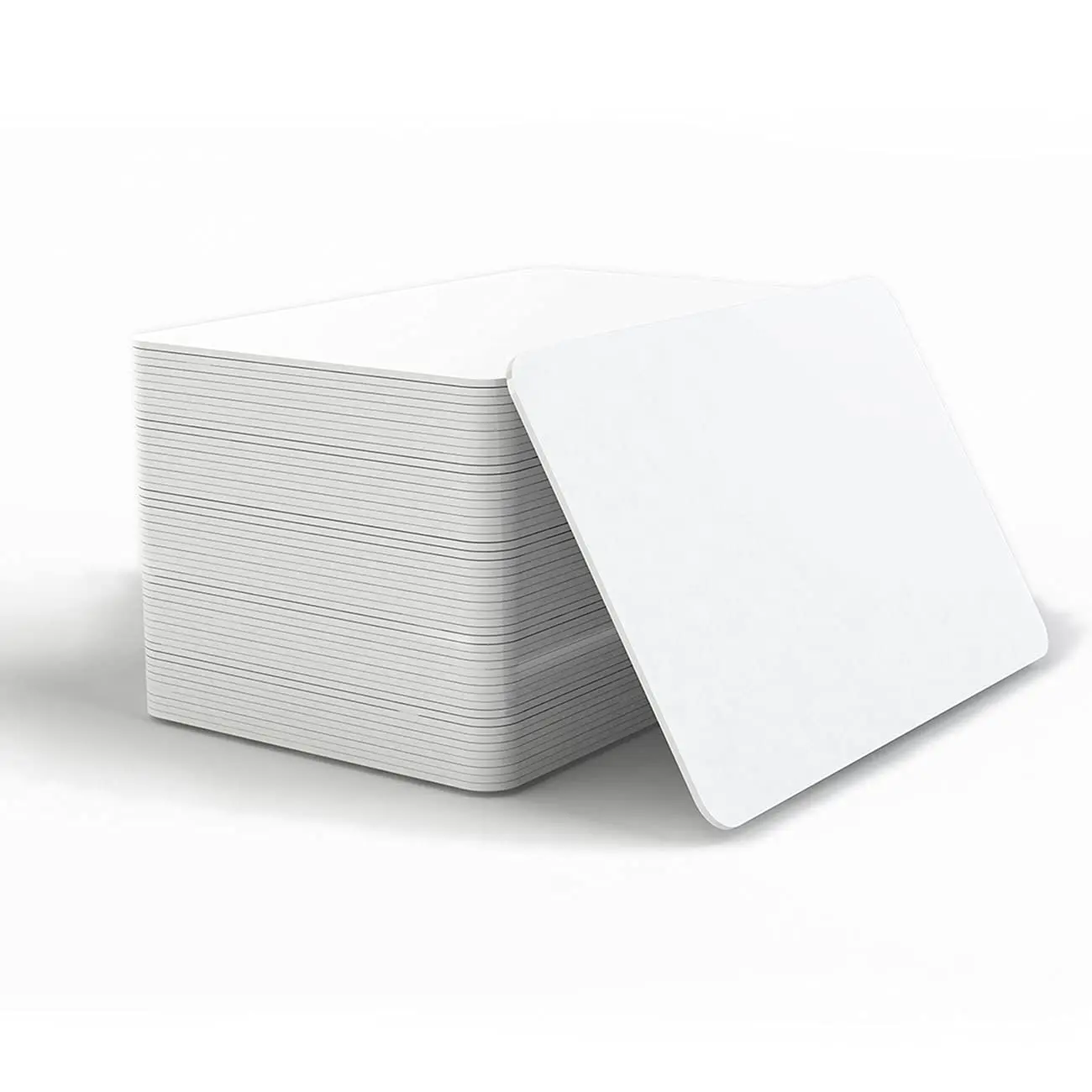 10 White PVC NFC Cards, 13.56MHz, 504 bytes: perfect for business & social recognition