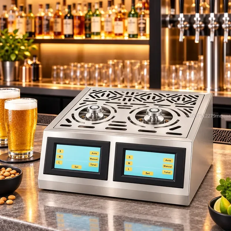 Commercial Beer Vending Machine 2 3 4 Heads Draft Dispenser Stainless Steel Bottom Pouring System For Bar Brewery Stadium