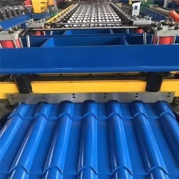 Popular Fully Automatic Roof Tile Making Machinery Glazed Tile Roll Forming Machine
