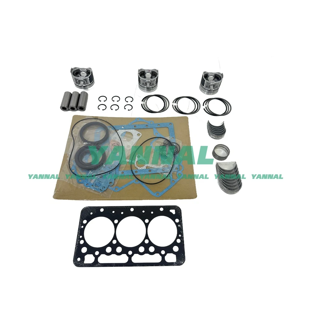 Good Quality STD D722 D722B Overhaul Rebuild Kit Parts For Kubota Engine Bobcat 320 Excavator