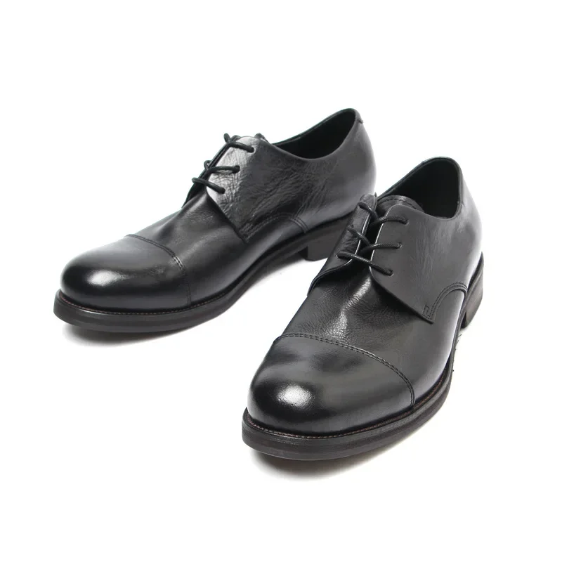 Men's Cowhide Leather Shoes For Business And Leisure All Genuine Leather Shoes