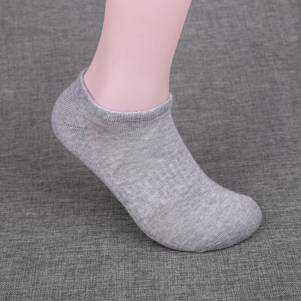 

5 пар мужских носков до щиколотки с низким вырезом, противоскользящие удобные хлопковые дышащие эластичные носки на лето, весну и осень для мужчин