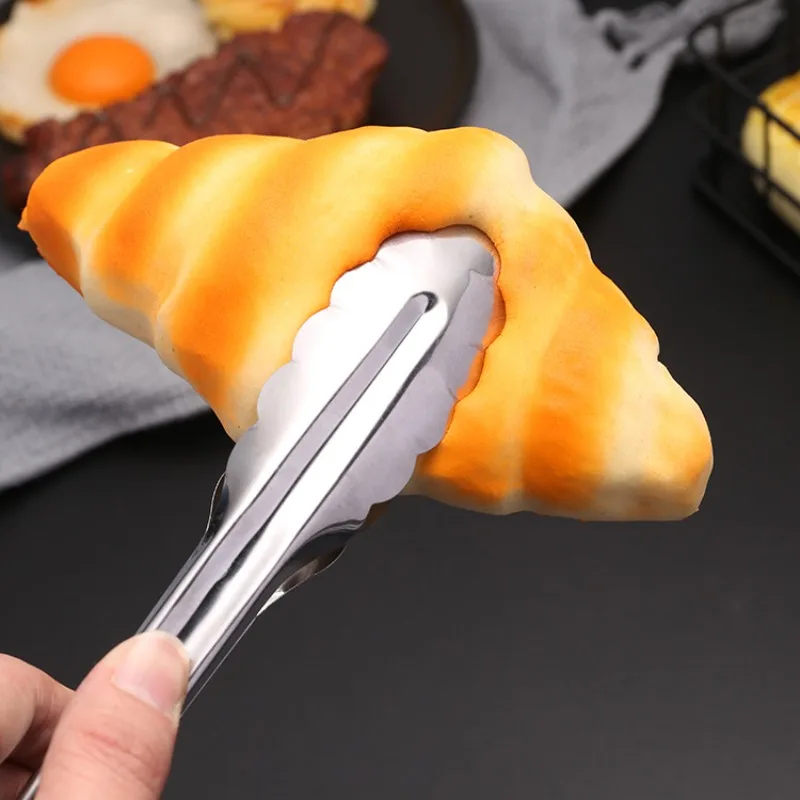 Stainless Kitchen Food Tongs 6