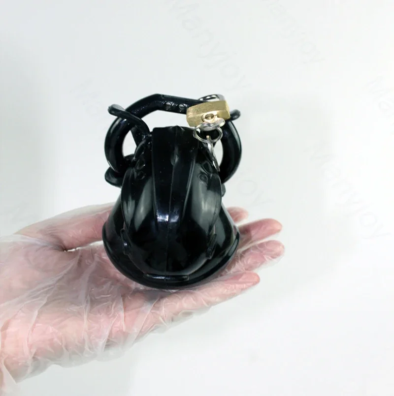 Adjustable Penis Ring BDSM Fully Restraint Soft Silicone Male Cock Cage Breathable Holes Chastity Device Lockable Sex Toys Man