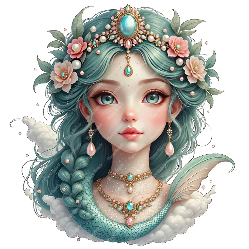 Three Ratels CF82 Deep Sea Mermaid art wall stickers for home decoration personalized car decals