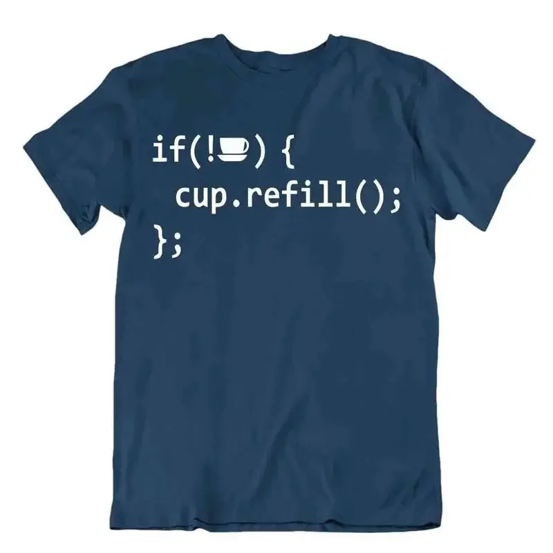 Llop Coffe Cup Refill Tee Programmer Computer Language T Shirt Awesome Shirt