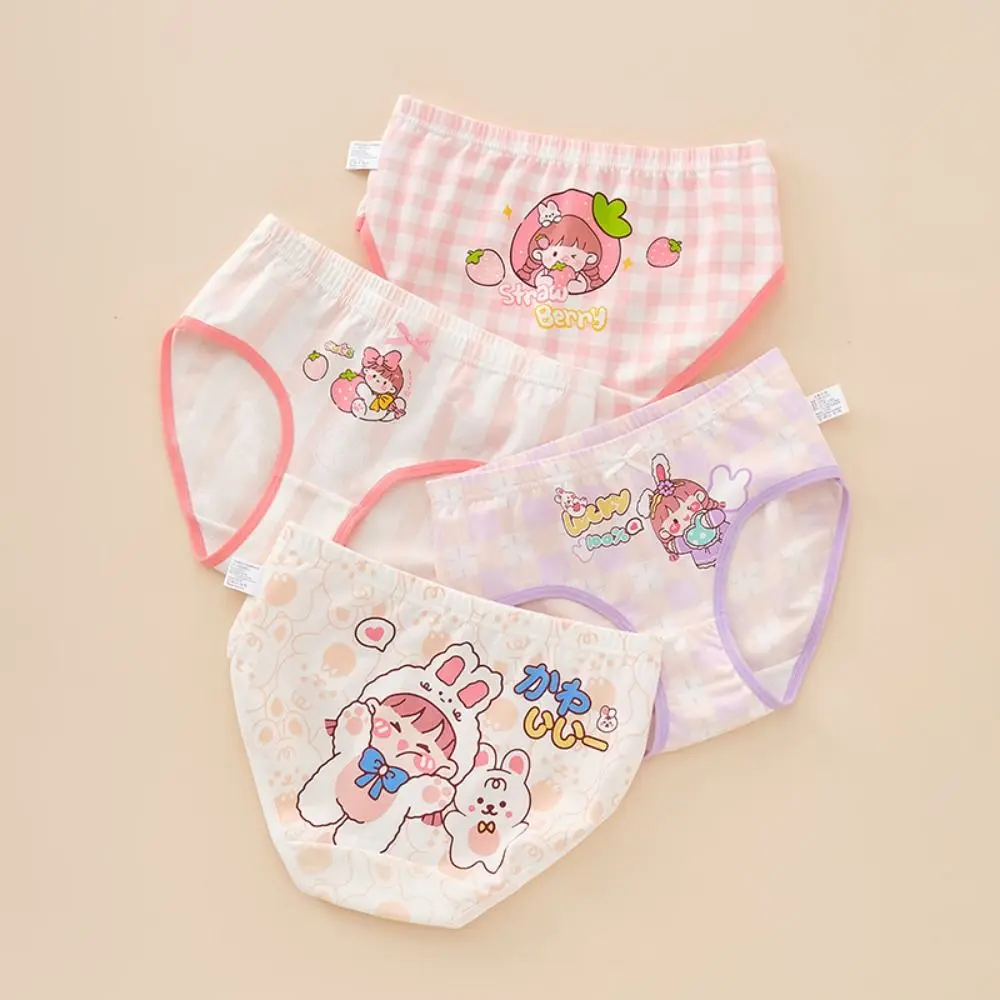 Cotton Children's Panties Portable Travel Supplies Briefs Kids Briefs Cartoon Children Clothing Girls Underwear Teenage