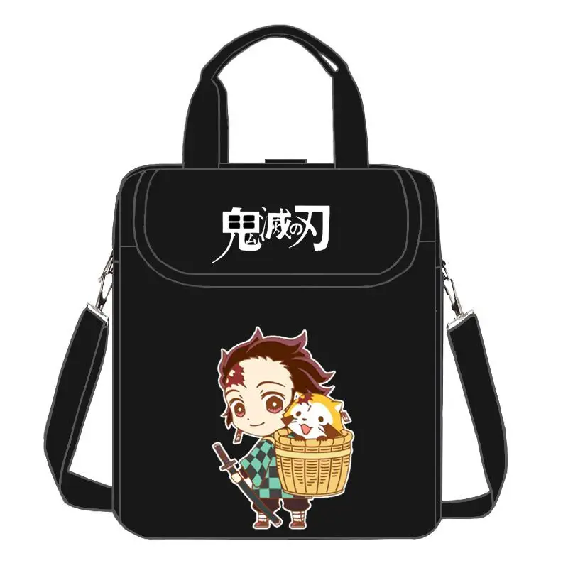 Demon Slayer Peripheral Rengoku Kyoujurou School Bag Kamado Tanjirou Creative Figure Storage Bag Large Capacity Cartoon Hot Sale view 5
