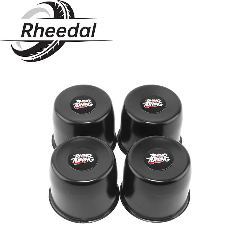 

Rheedal 4PCS 108mm/4.25" Hub 88mm/3.46" H Stainless Push Through Center Caps For 4.25" Trailer/Truck Rims Center Bore 3.46" Tall