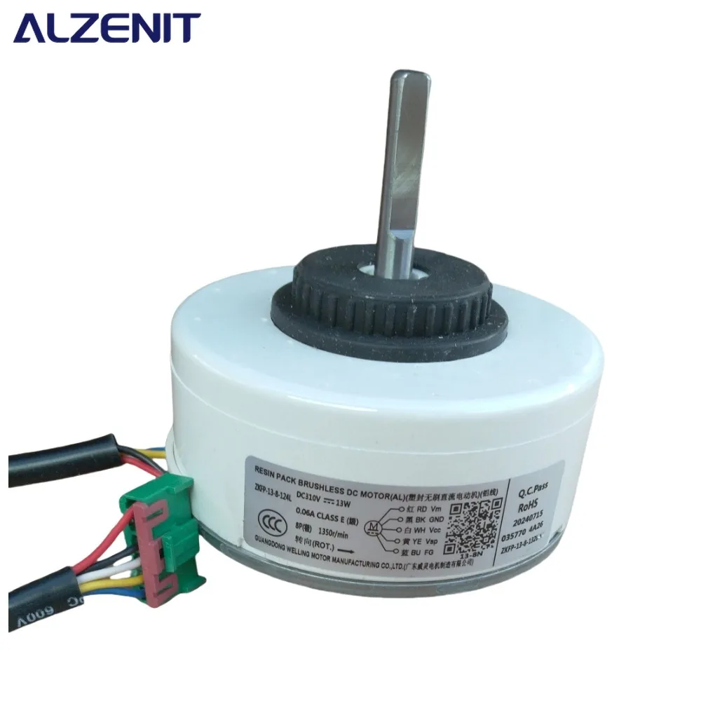 

New For AUX Air Conditioner Indoor Unit DC Fan Motor ZKFP-13-8-124L DC310 13W 1350r/min Conditioning Parts