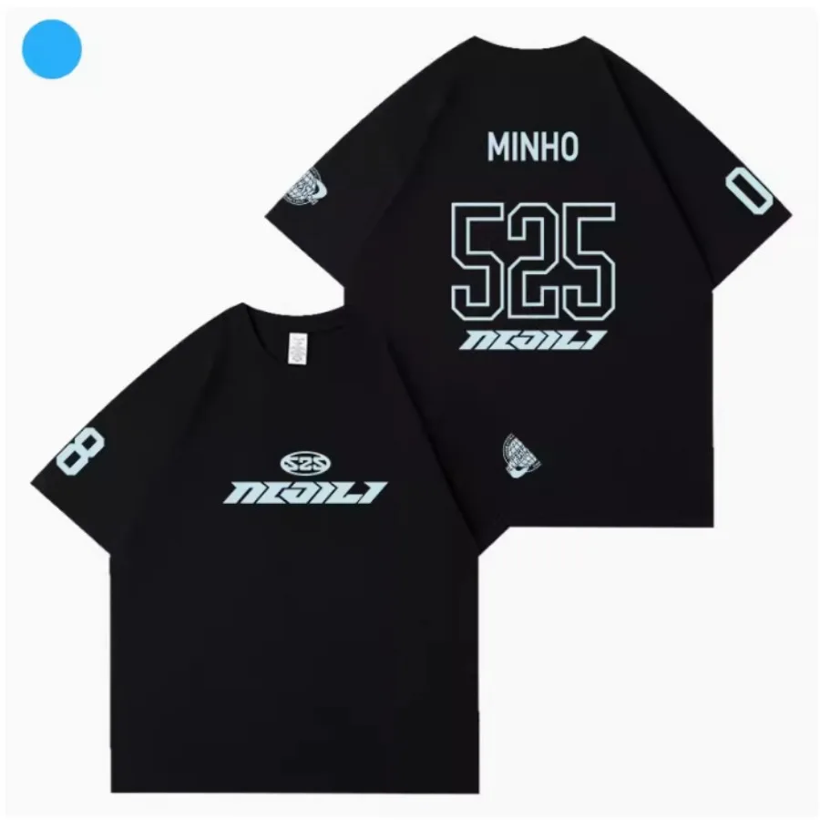 Camiseta de gran tamaño KPOP SHINee World Tour para mujer y hombre, camisetas gráficas de manga corta de verano 100% de algodón con una sola llave MINHO TAEMIN JONGHYUN