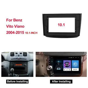 Für Mercedes-Benz Vito 2/Viana 2 W639 2003-2015 10 Zoll Auto Radio Fáscia Stereo Android MP5 Player 2din Haupteinheit Panel Board 10 Hauptverkaufsrahmen Mercedes Vito W639 - №8