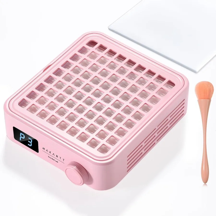 

Professional Nail Dust Collector Powerful Dust Collector Nail Tech Quite Suction Machine for Acrylic Nails Manicure Pedicure Sa