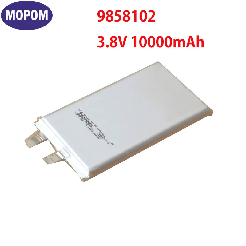 3.8V 9858102 Li polymer lithium battery 10000mAh For Xiaomi power bank navigator tablet Battery