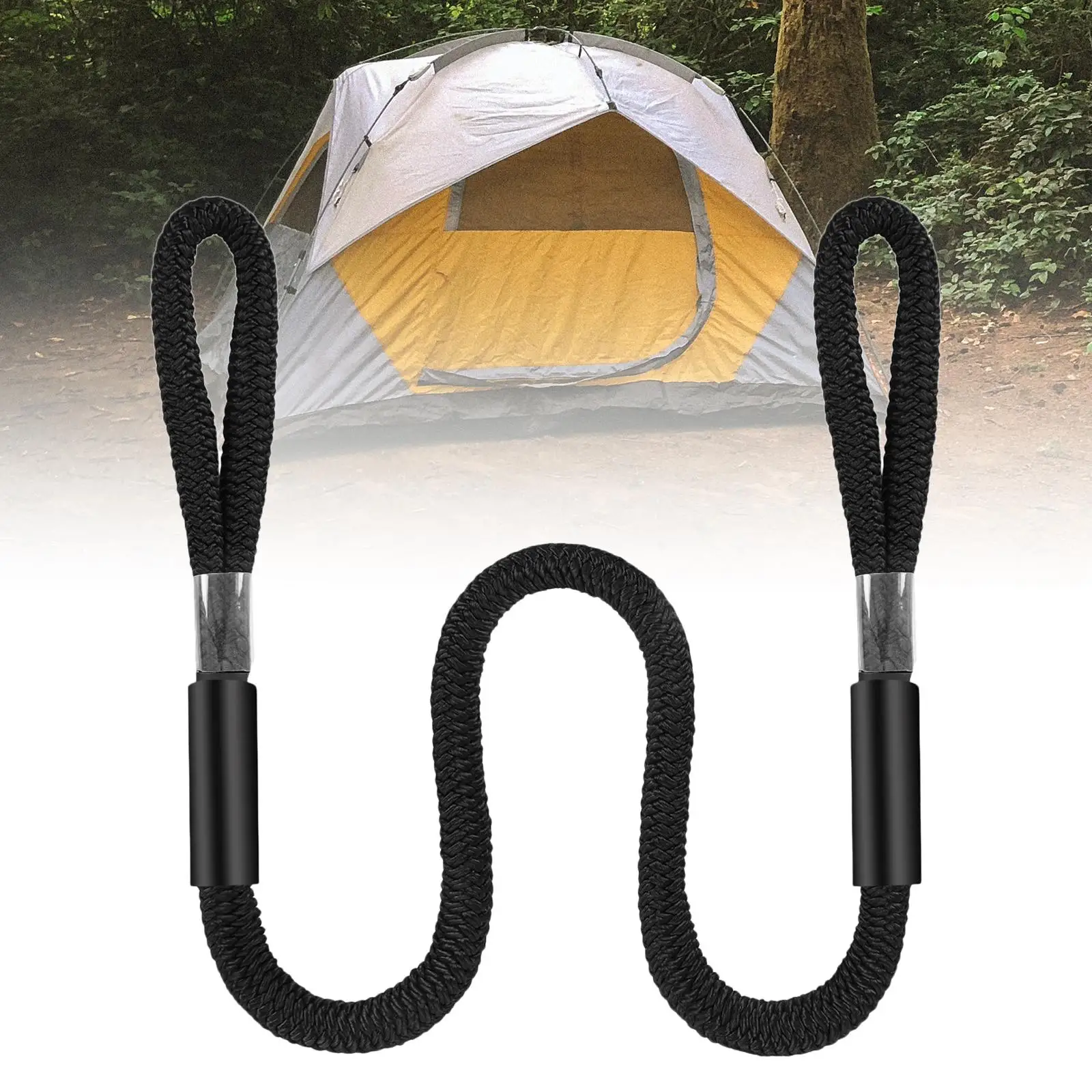 1/2 "Dock Line Nylon Resistente all'usura Facile da movimentazione Linea di barche Docking Corda di ormeggio Corda per barca per pesca Canoa Barca a motore Pontone