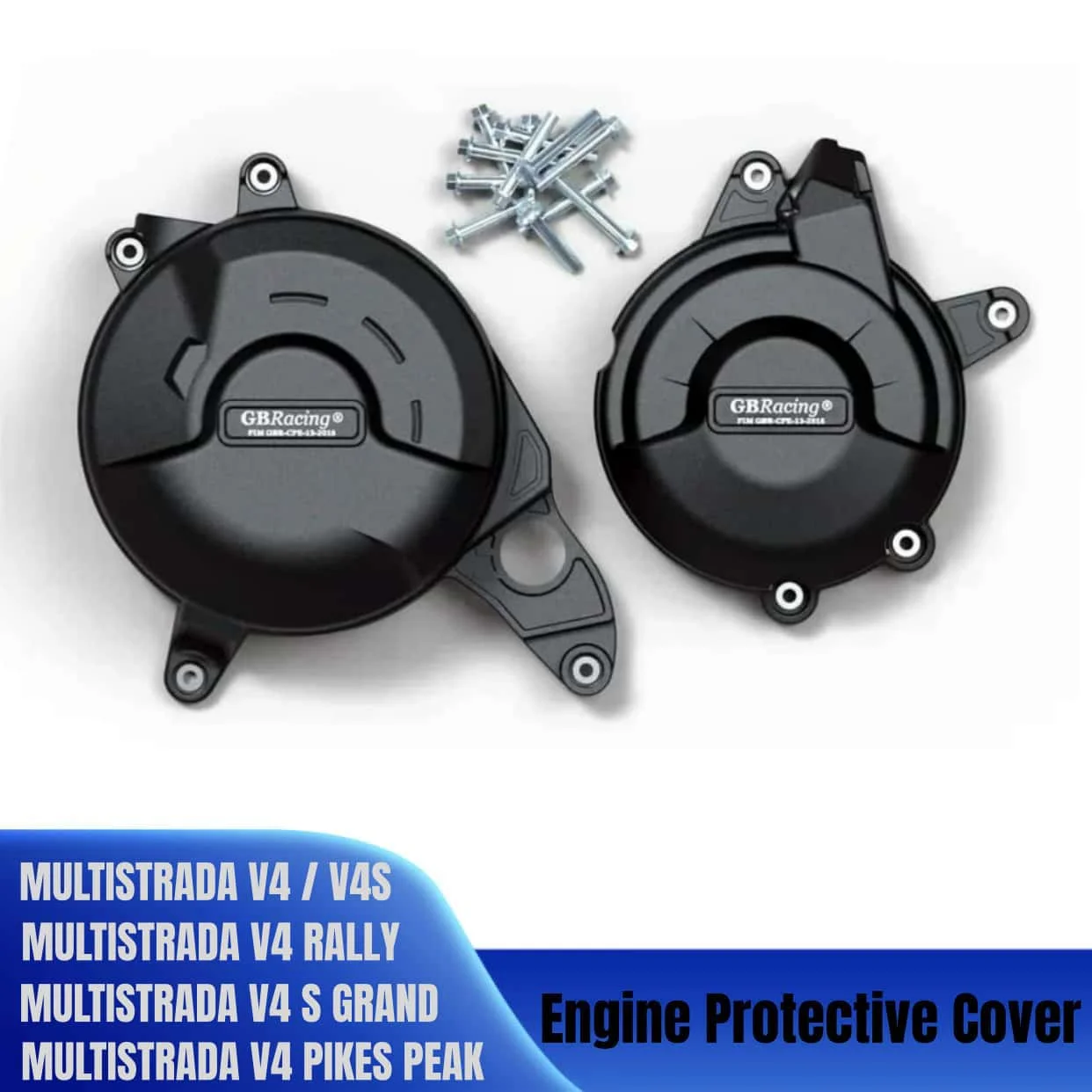 

For GBRacing Motorcycle Engine Protection Cover For Ducati Multistrada V4 V4 Rally / V4 Pikes Peak / V4 S Grand Tour 2022-2025