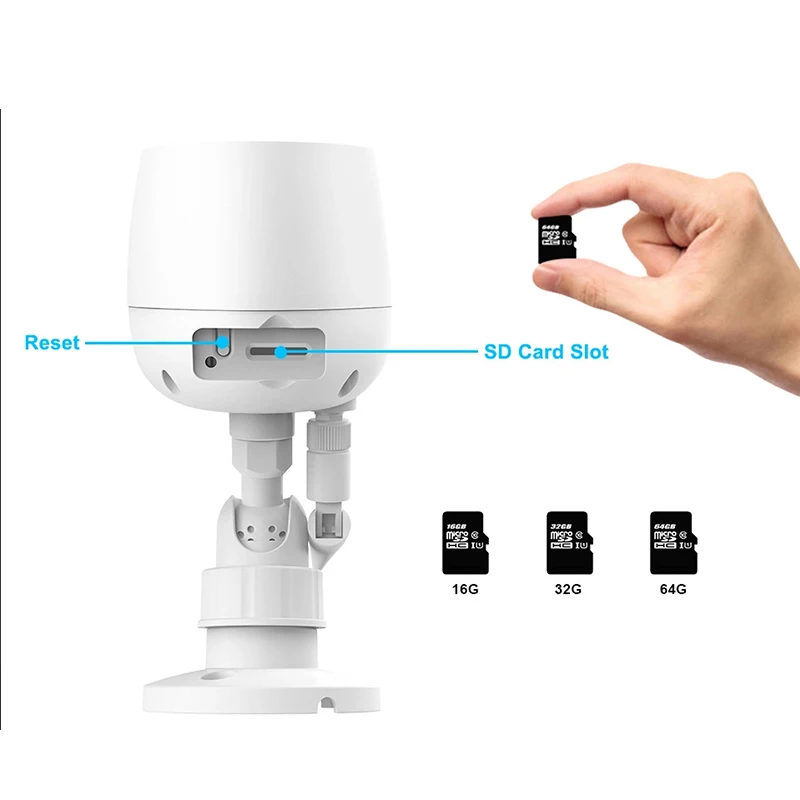 Cámaras HD de 1080P a todo Color, Audio bidireccional, inalámbrica, impermeable, Wifi, visión nocturna, Sensor de movimiento, Mini cámara de seguridad