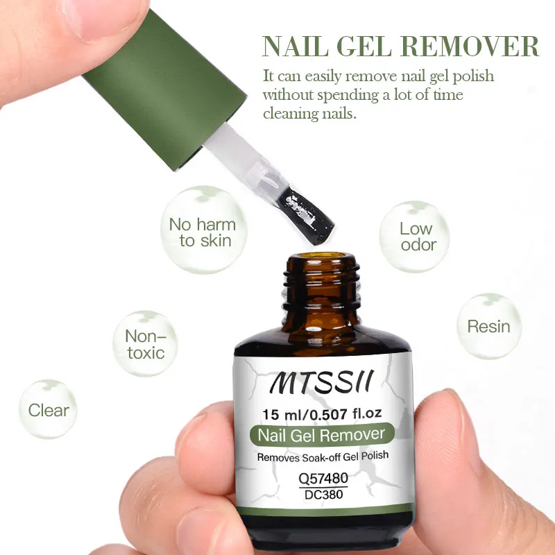 Mtssii 15ml Magic Remover Nail Gel Polish Remover UV Gel Polish Delete Magic Burst Nail Gel Remover Semi Permanent Varnish