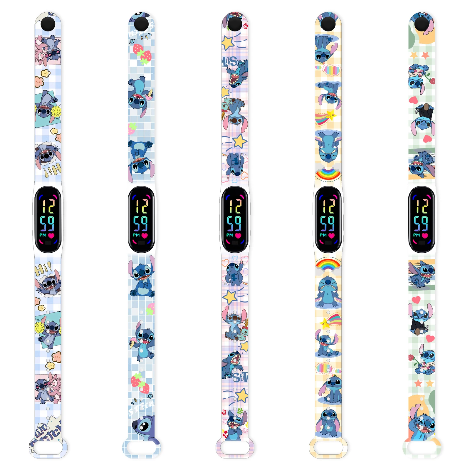 

Disney Stitch Printed Band for Xiaomi Mi Band 10 Wrist Strap Replaceable Bracelet for Mi Band 9 8 Wristband Watchband for Gift