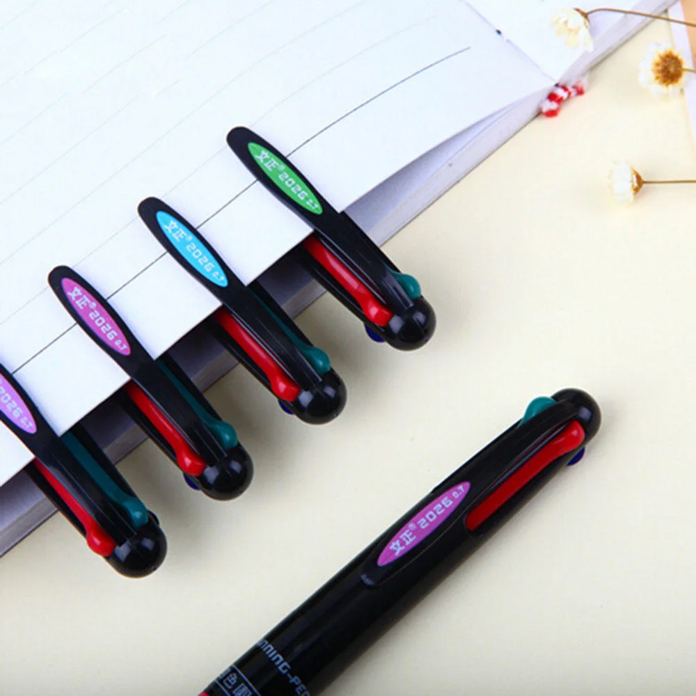 4 Trong 1 Nhiều Màu Bút Sáng Tạo Bút Bi Nhiều Màu Sắc Có Thể Thu Vào Bộ Bút Bi Vẽ Tay Tài Khoản Viết Bút Bút 0.7Mm