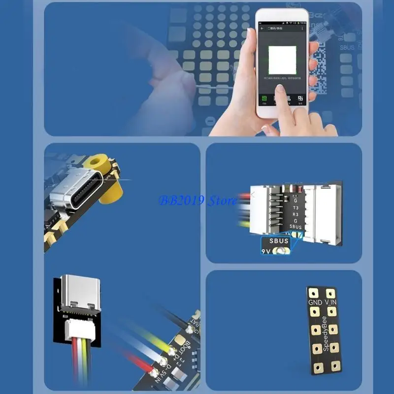 

Q0KB 40A High Power F405 Flight Controller for Surveying and Aerial Filming