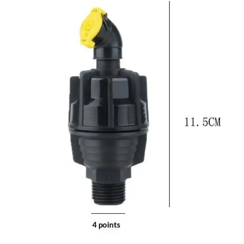 4 Points External Thread 360 Rotary Sprinkler Nozzle Bendable Elbow Adjustable Flow Garden Lawn Irrigation Micro Spray Head