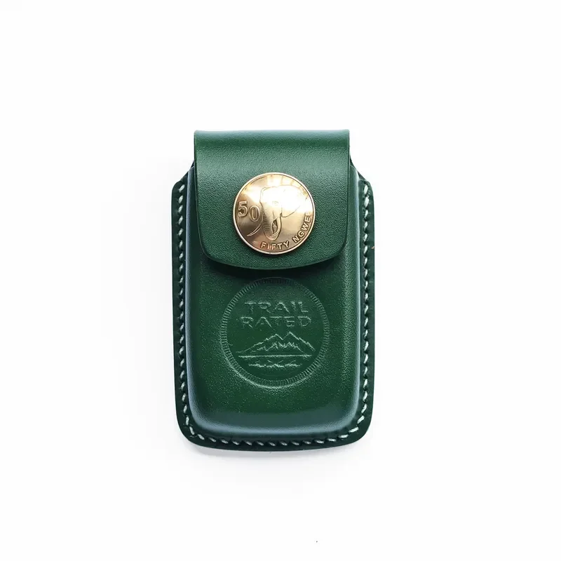for JEEP Grand Cherokee 4XE Handmade Leather Simple Key Bag High End Customized All Inclusive Key Case