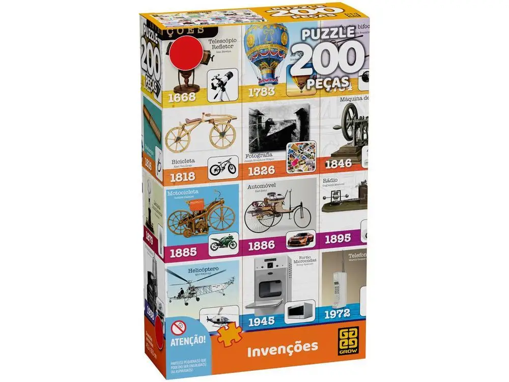 Puzzle 200 Pieces Puzzle Children's Inventions