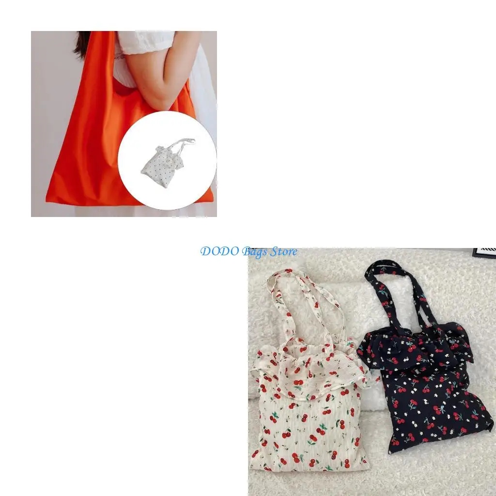 

Прекрасная сумка на плечо, шифоновая сумка с рюшами, волнистая сумка подмышками, большая вместительная сумка для покупок, сумка