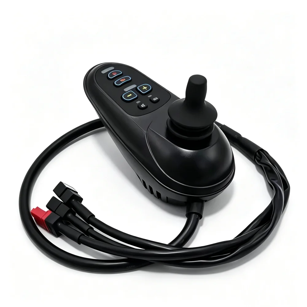 2P/4P Dual-Motor Driver,Two 250W/350W 24V Brushed Motor Joystick Controller for Electric Wheelchair, Mobility Scooter, Golf Car