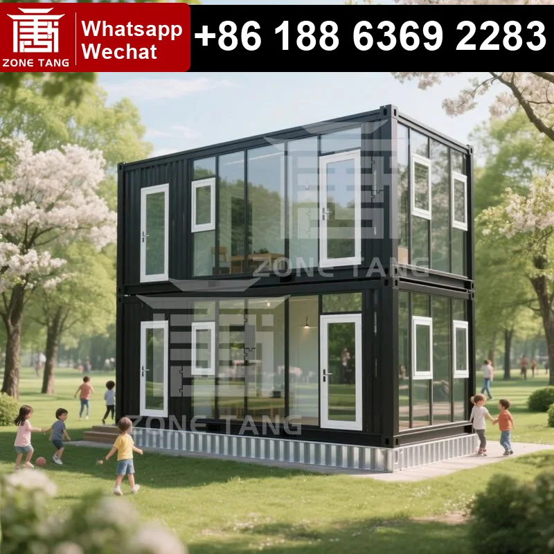 

Модульные домики Предварительно изготовленные домики Плоский пакетик Дом Контейнер для доставки Бассейн Дом Модульный детский развлекательный фортец