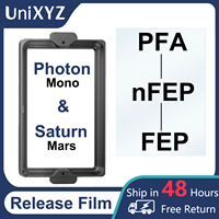 nFEP PFA Release Film for Anycubic Photon Mono Elegoo Saturn 2 3 4 8.9/9.25/6 Inch UV Resin 3D Printers FEP Release Liner Film